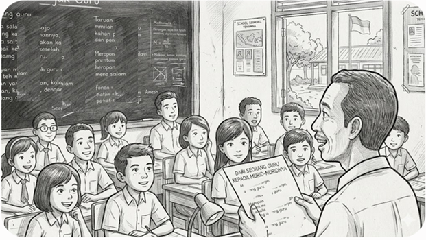 Evokasi Horison Biru di Puisi Karya Hartojo Andangdjaya “Dari Seorang Guru Kepada Murid-Muridnya”